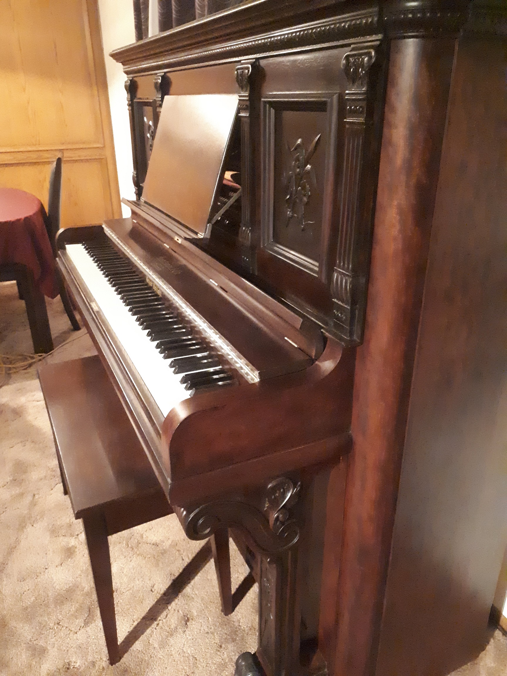 Heintzman & Co Grand Upright Antique Piano Plam's Piano Solutions
